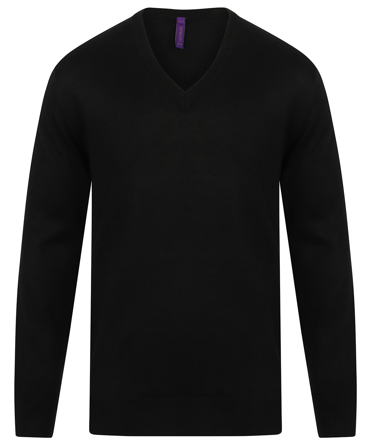 Cashmere touch acrylic v-neck jumper HB760