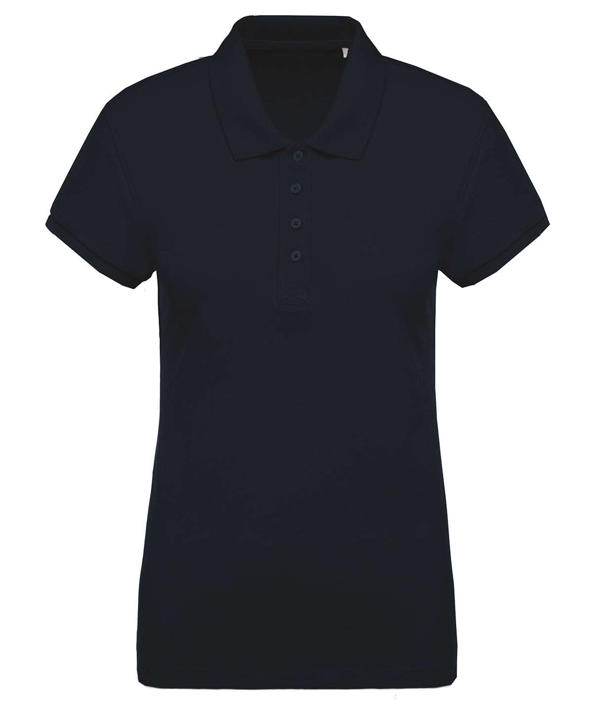 Ladies organic piqué short-sleeved polo shirt