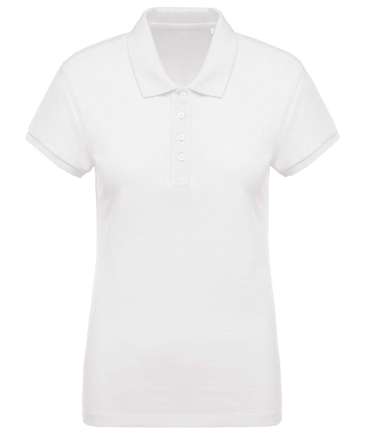 Ladies organic piqué short-sleeved polo shirt
