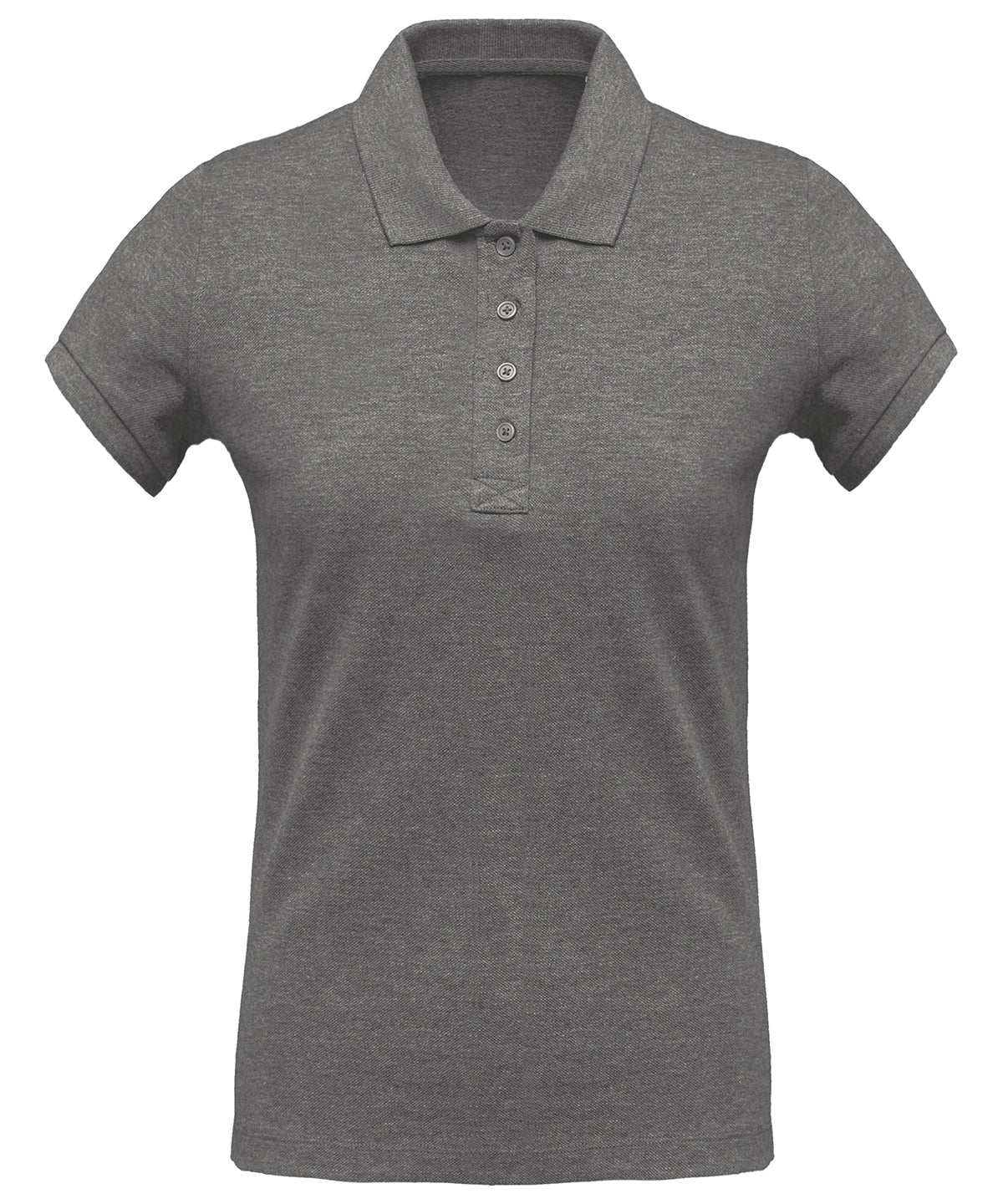 Ladies organic piqué short-sleeved polo shirt