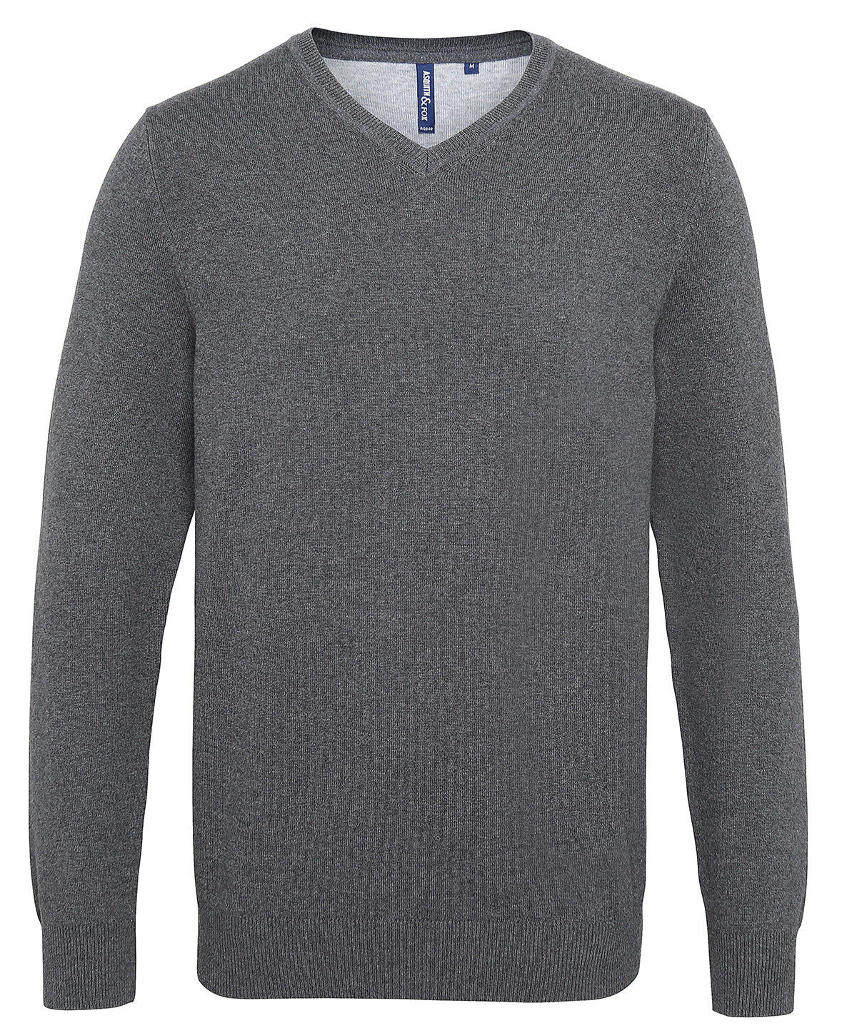 Men's cotton blend v-neck sweater AQ042