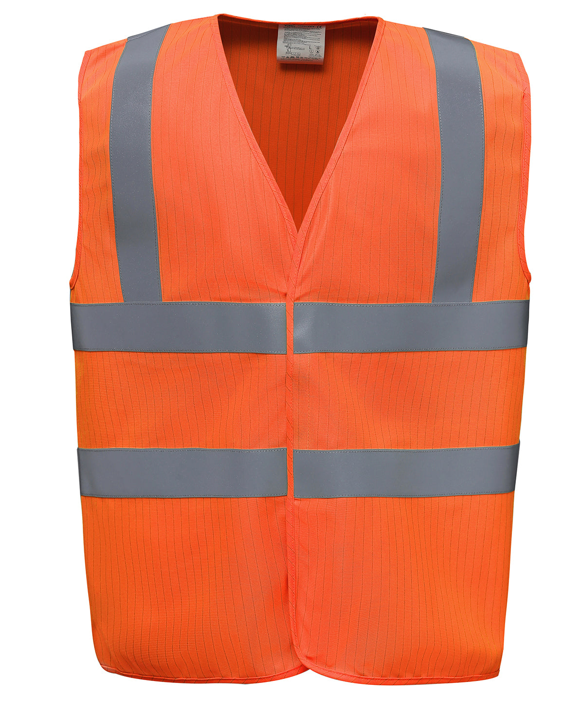Hi-vis flame-retardant anti-static waistcoat (HVW100ASFR) YK075