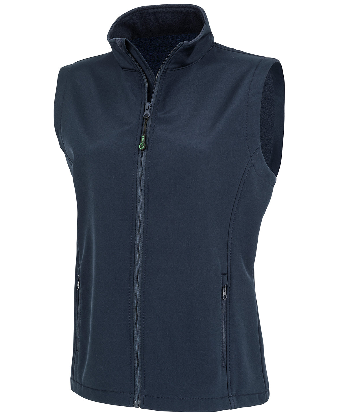 Women's recycled 2-layer printable softshell bodywarmer R902F