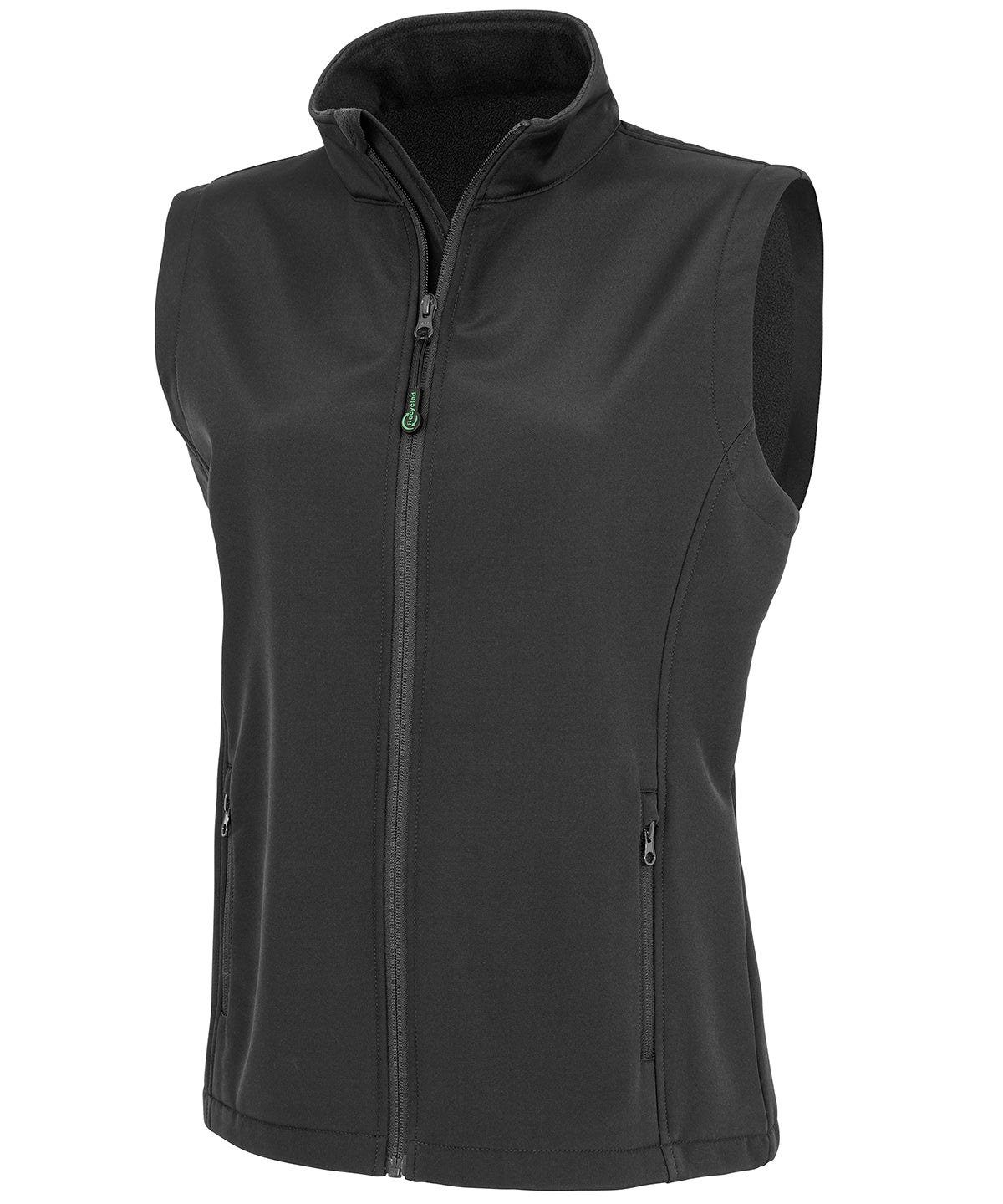 Women's recycled 2-layer printable softshell bodywarmer R902F
