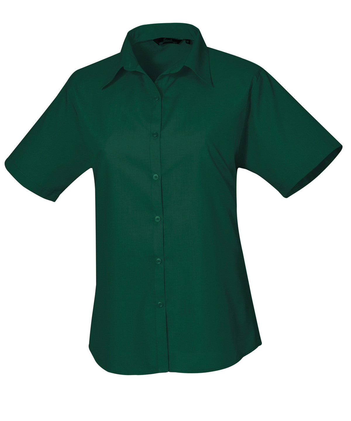 Women's short sleeve poplin blouse PR302