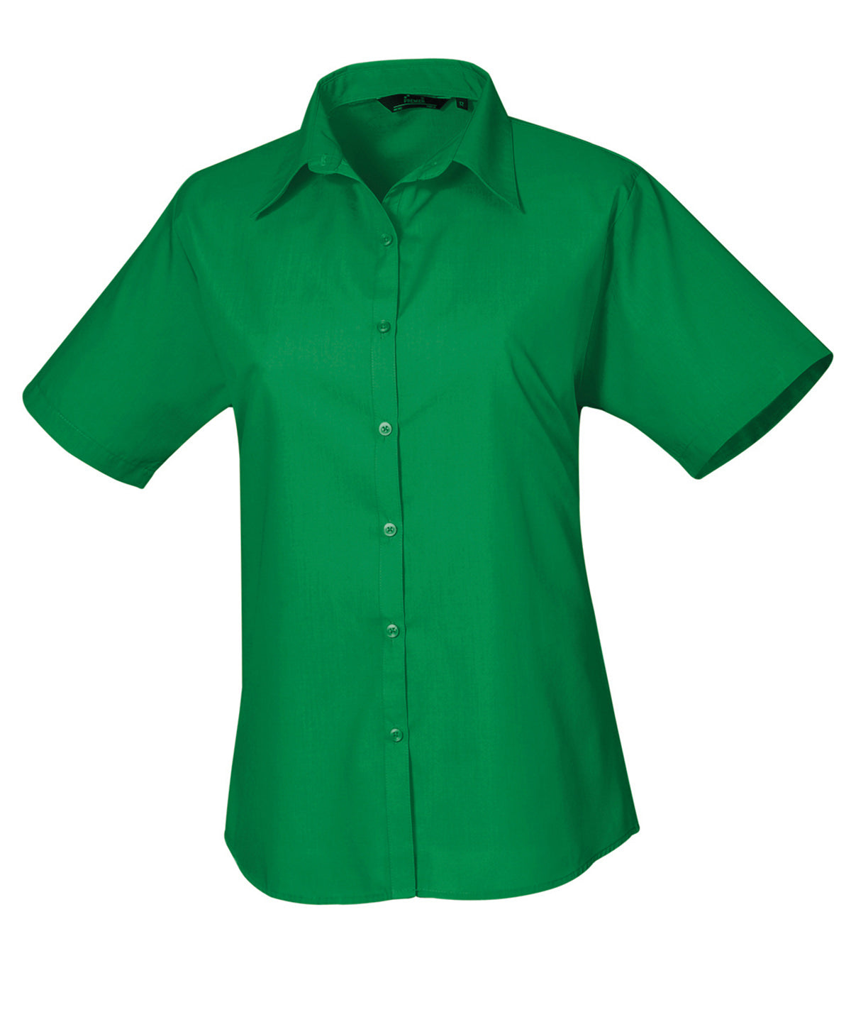 Women's short sleeve poplin blouse PR302