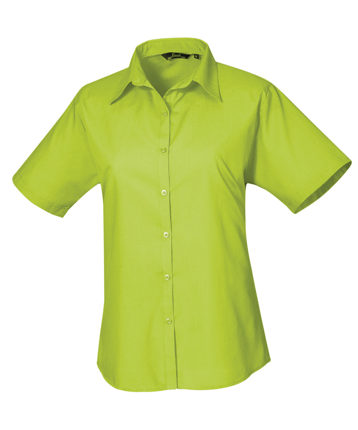 Women's short sleeve poplin blouse PR302