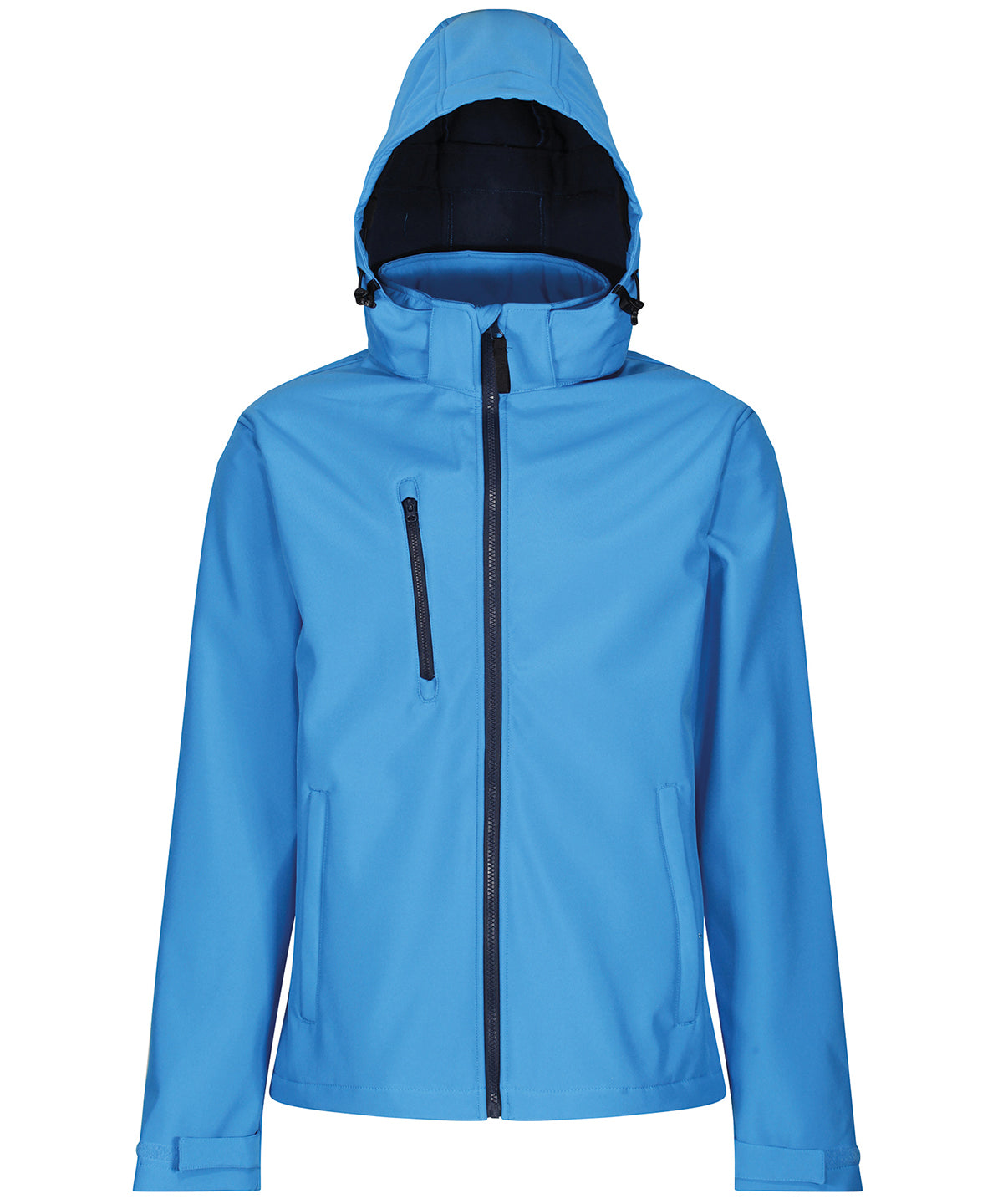 3-layer hooded softshell jacket