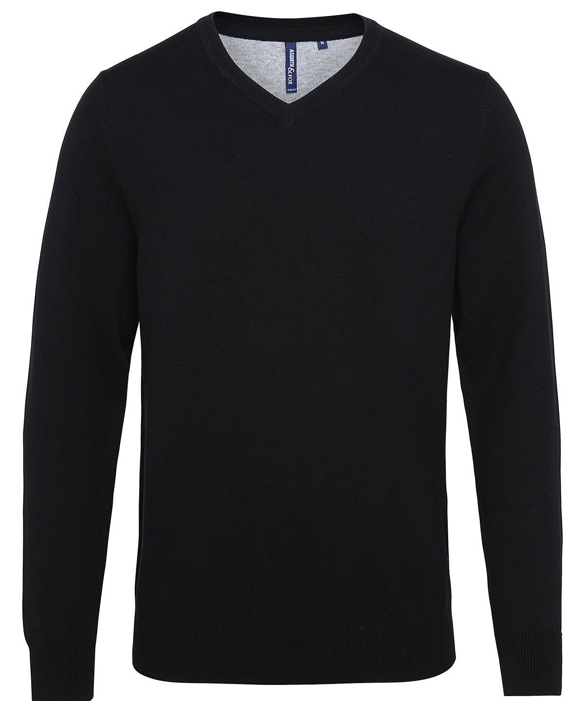 Men's cotton blend v-neck sweater AQ042