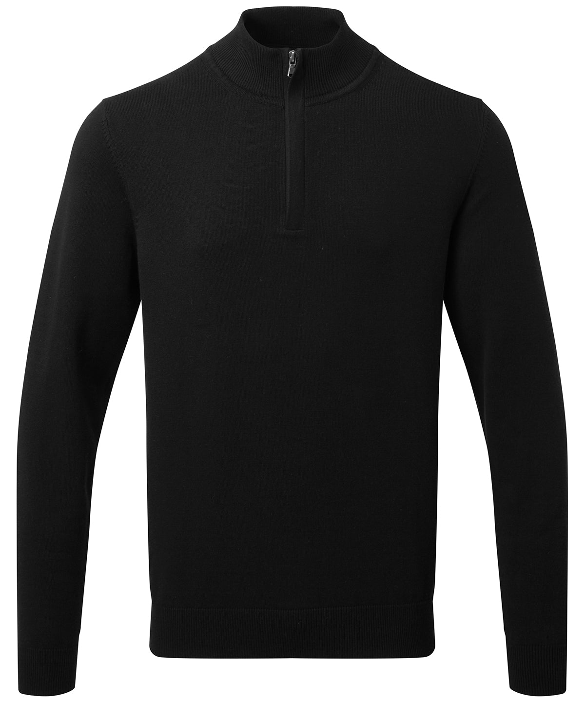 Men's cotton blend ¼ zip sweater AQ048