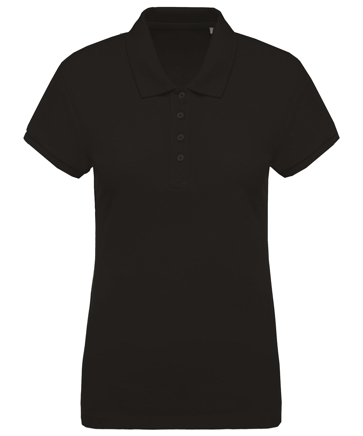 Ladies organic piqué short-sleeved polo shirt
