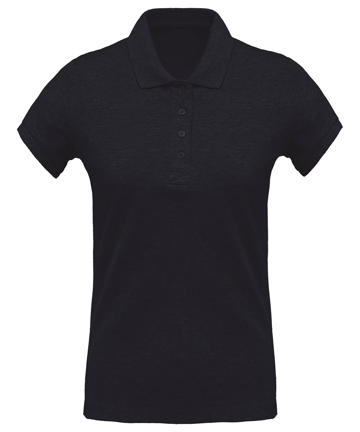 Ladies organic piqué short-sleeved polo shirt