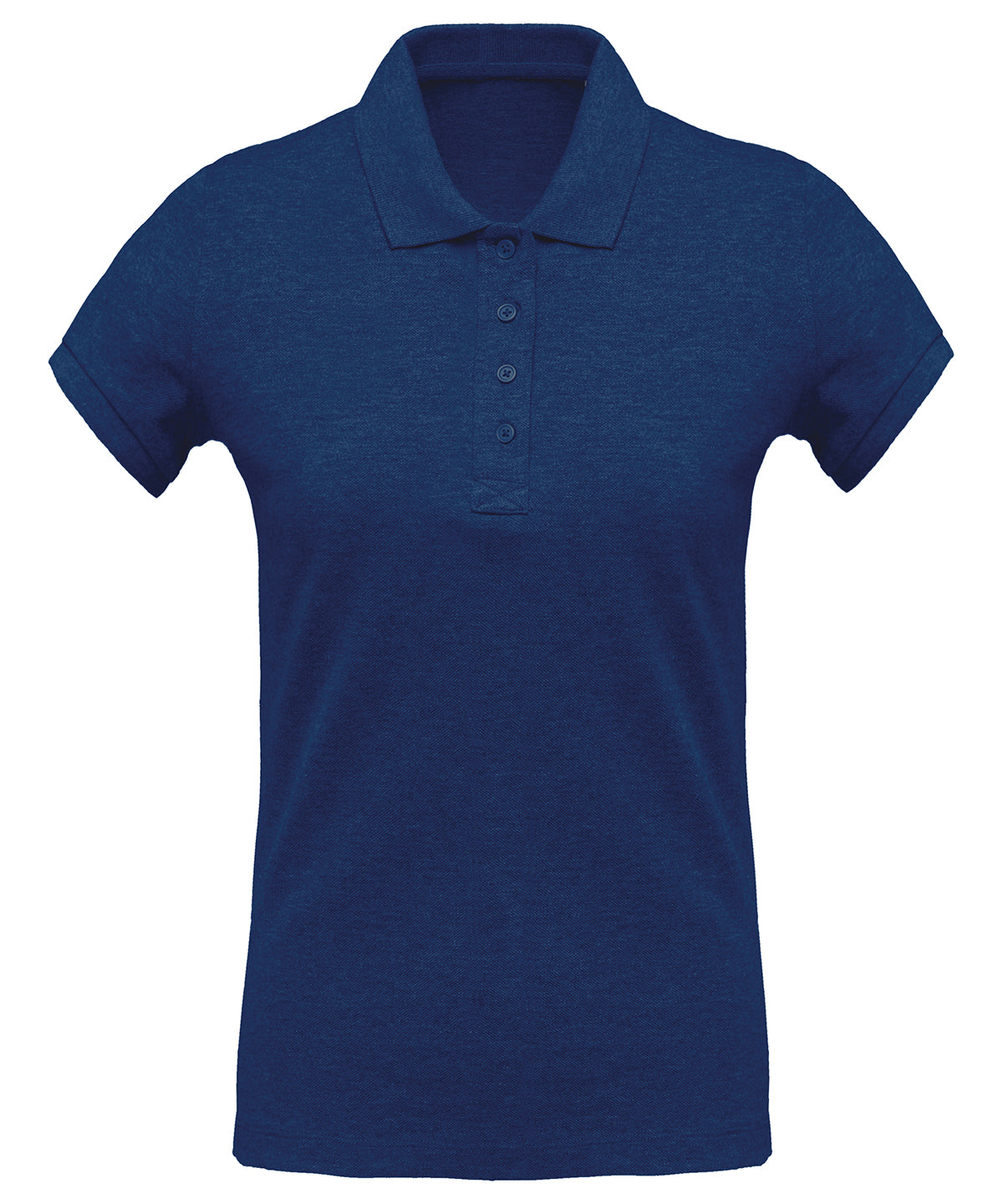 Ladies organic piqué short-sleeved polo shirt
