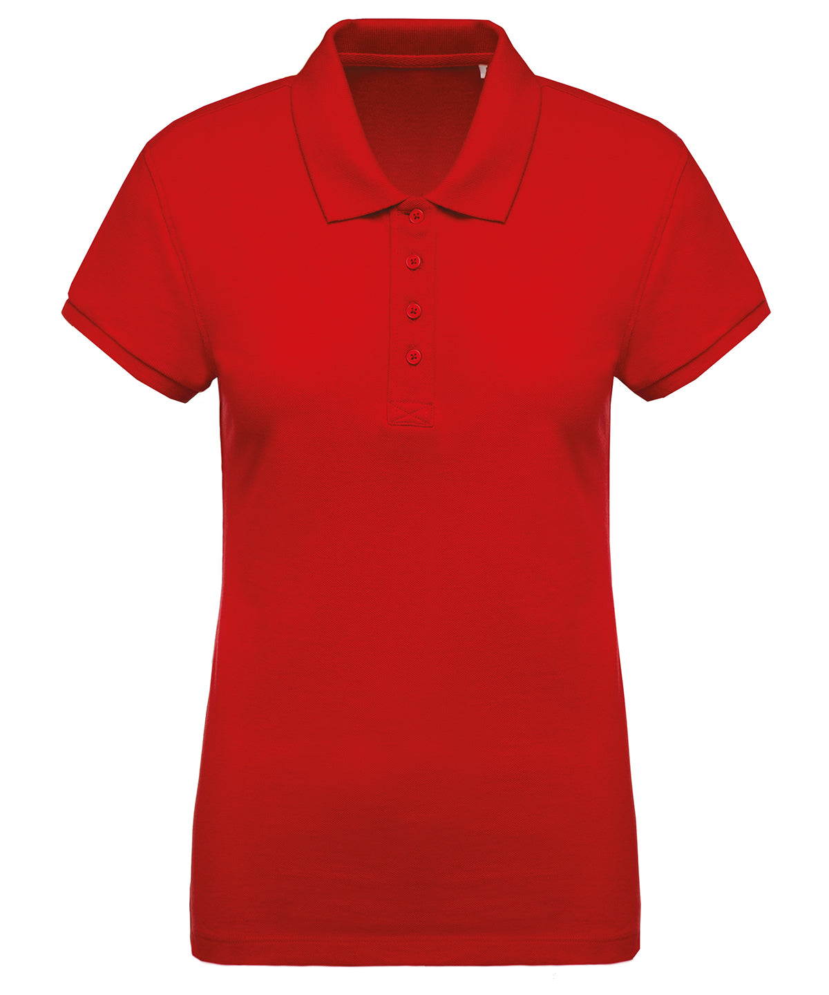 Ladies organic piqué short-sleeved polo shirt