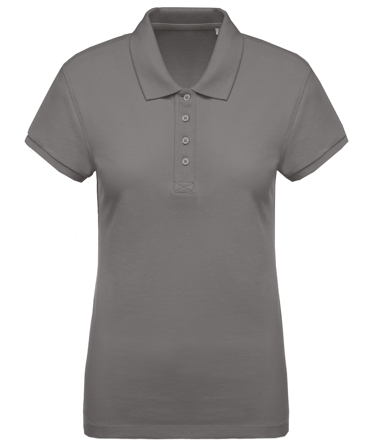 Ladies organic piqué short-sleeved polo shirt