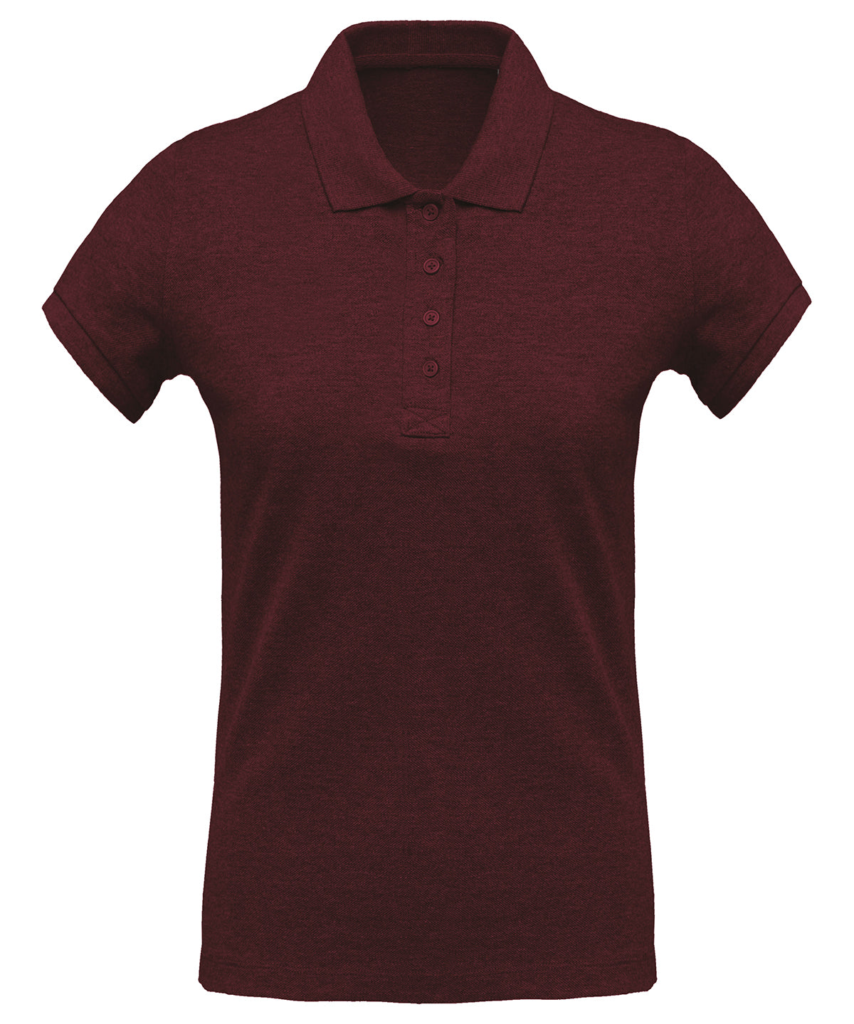 Ladies organic piqué short-sleeved polo shirt