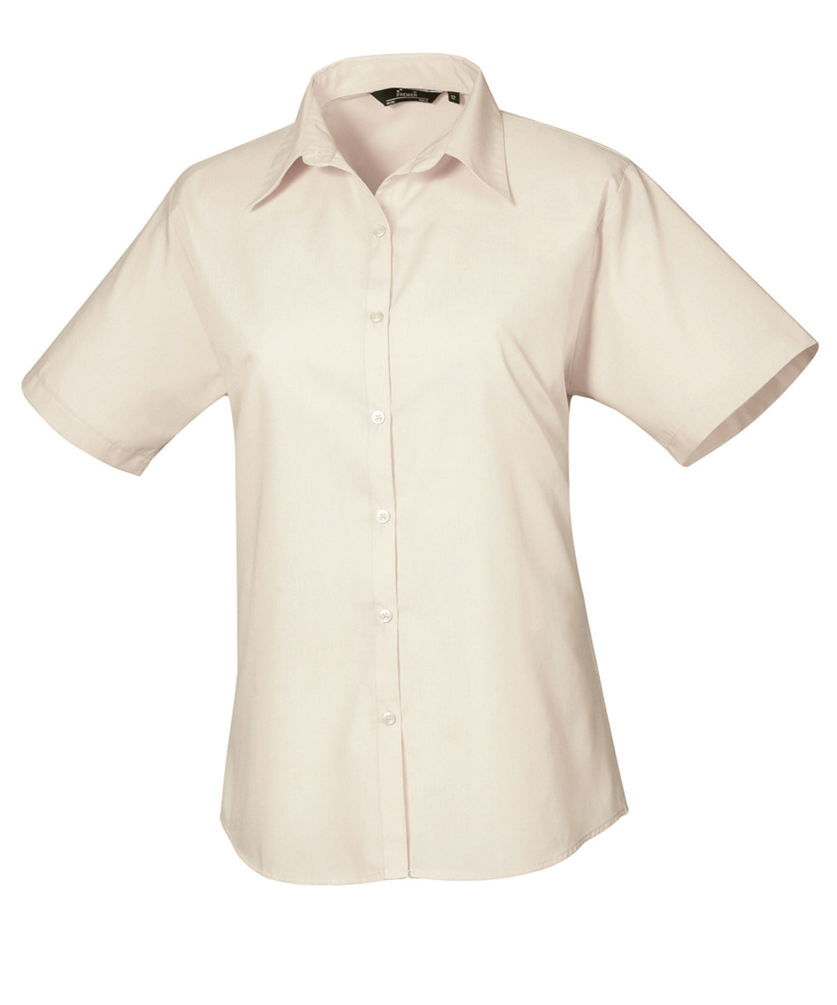 Women's short sleeve poplin blouse PR302