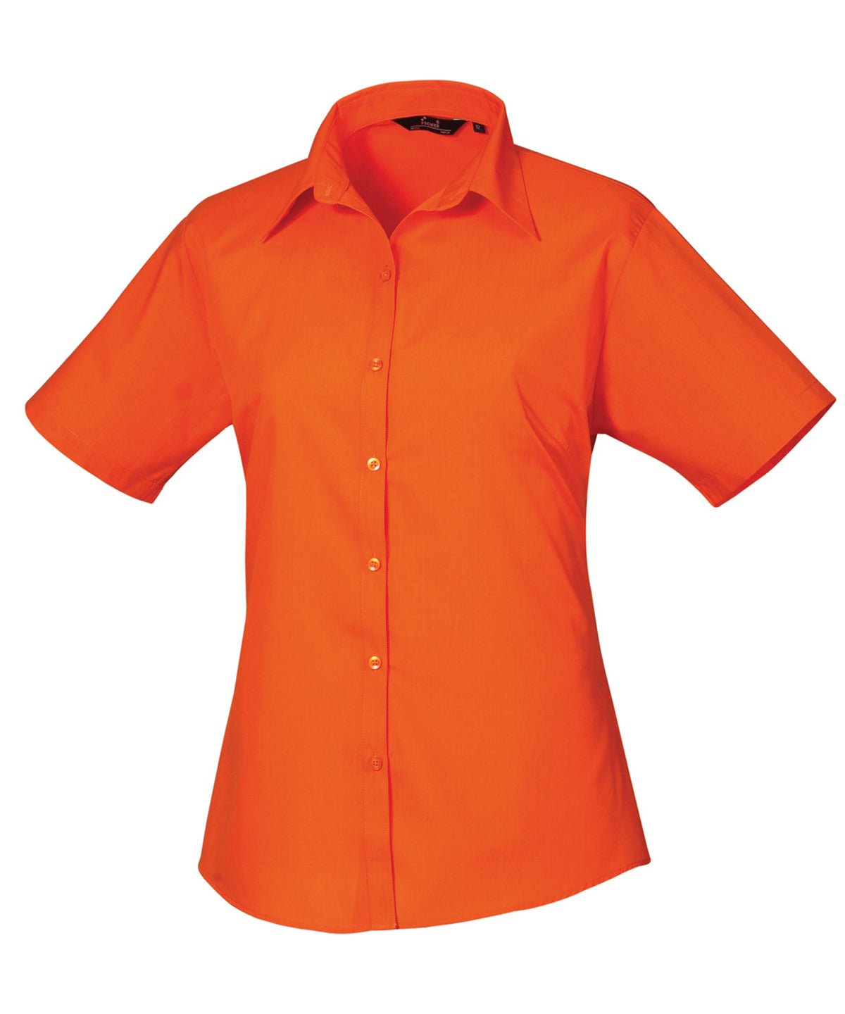 Women's short sleeve poplin blouse PR302