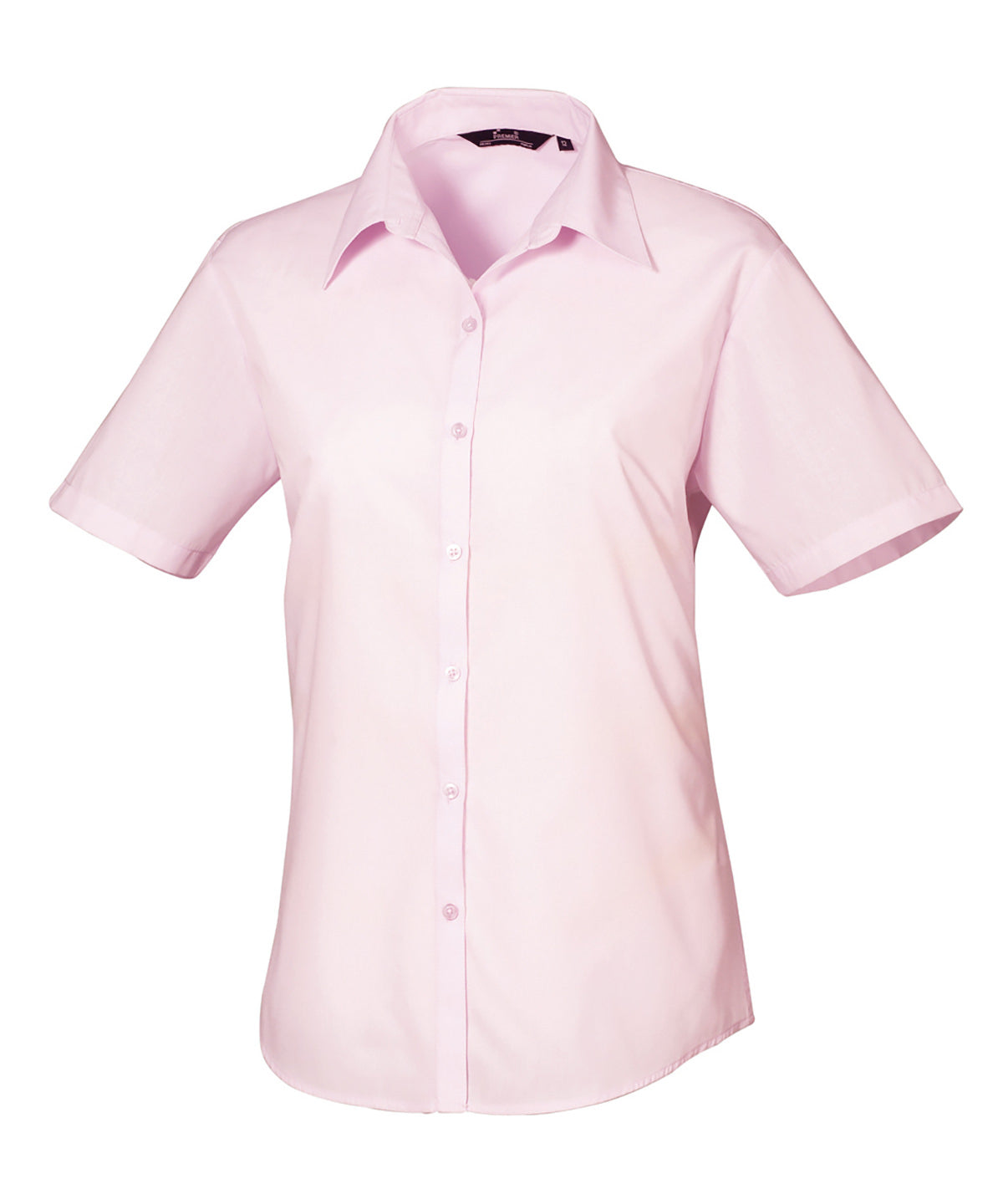 Women's short sleeve poplin blouse PR302