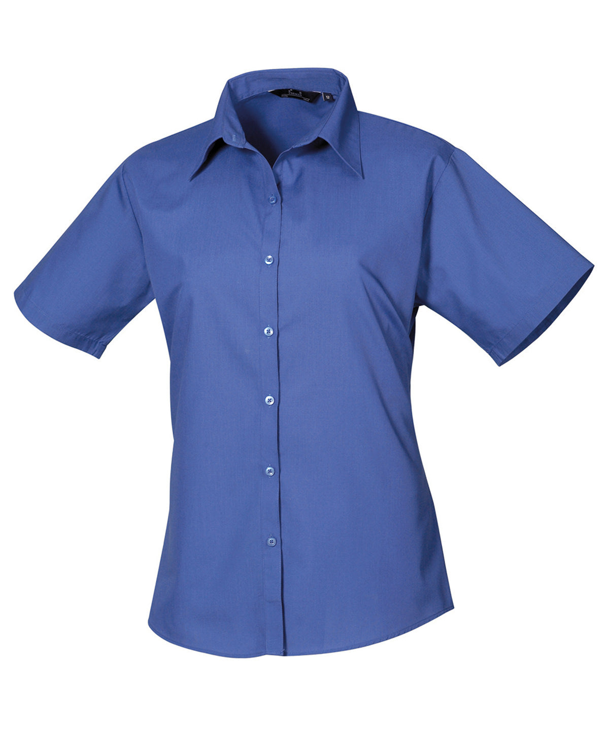 Women's short sleeve poplin blouse PR302