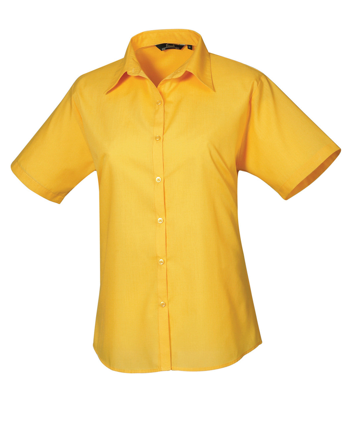 Women's short sleeve poplin blouse PR302