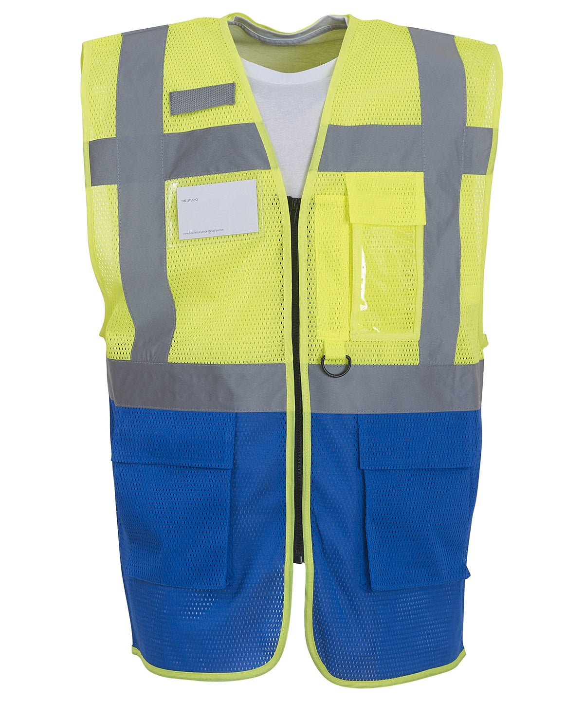 Hi-vis top cool open-mesh executive waistcoat