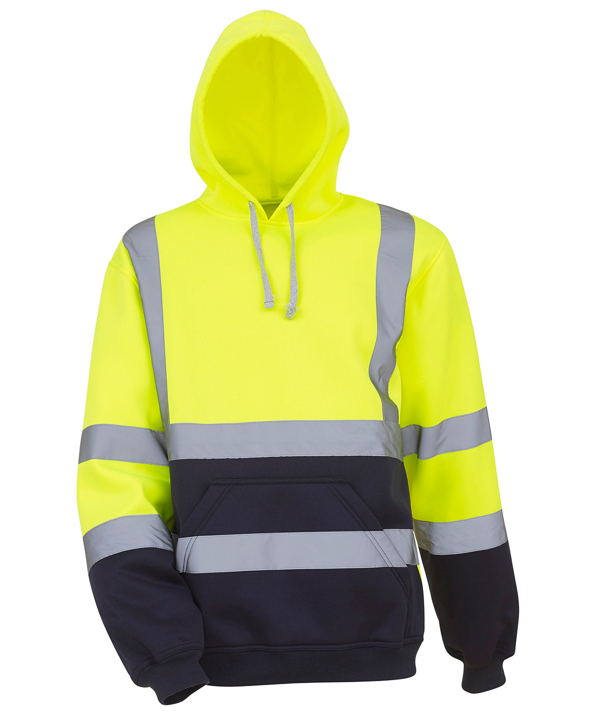 Hi-vis pull-over hoodie