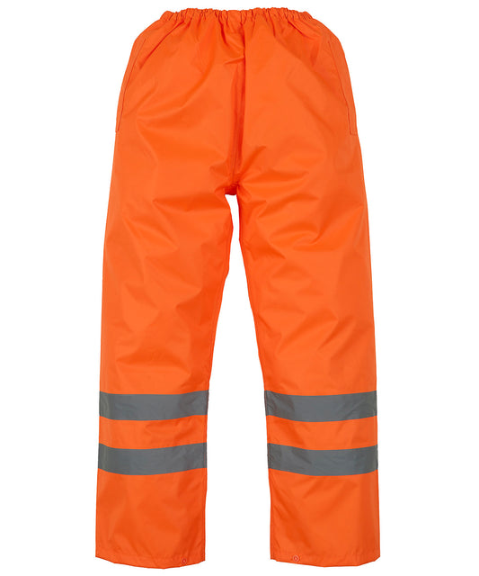 Hi-vis waterproof overtrousers (HVS462) YK071