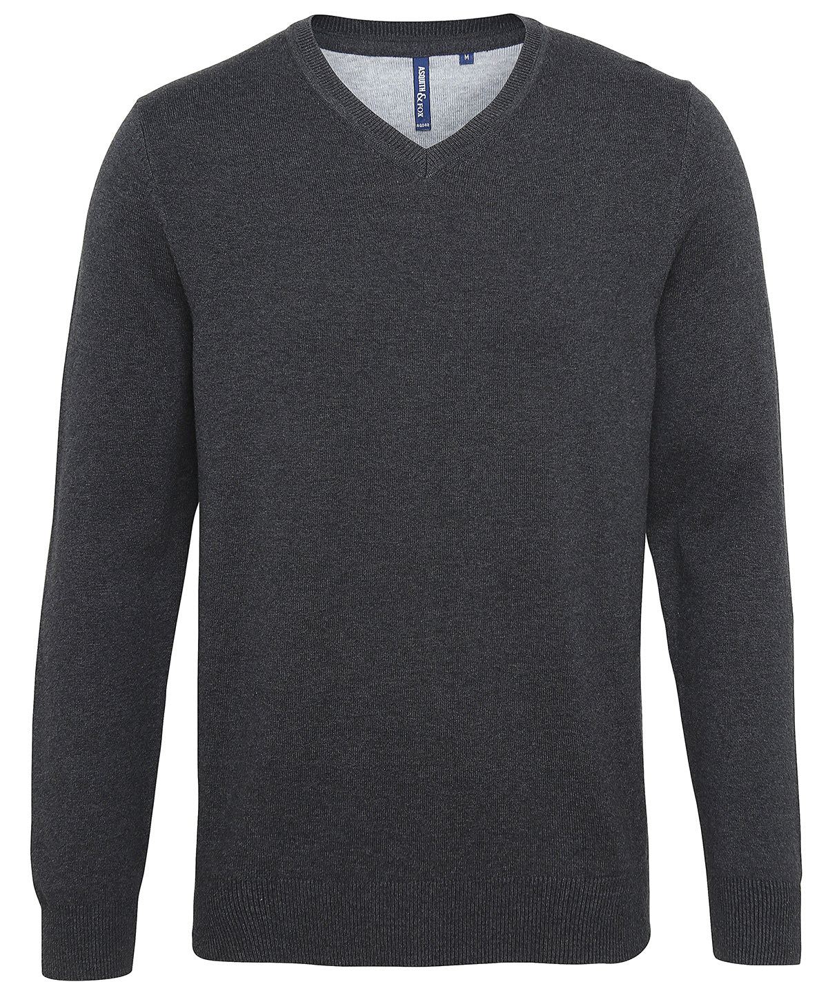 Men's cotton blend v-neck sweater AQ042