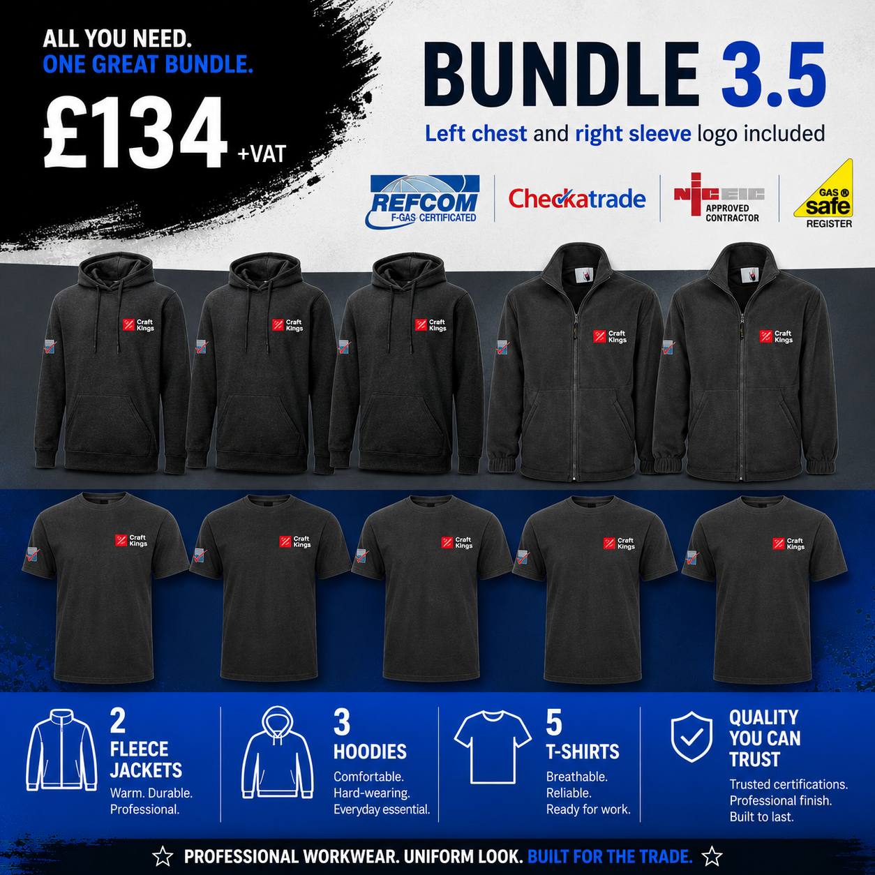 Bundle 3.5 - Plumbers Workwear Deal