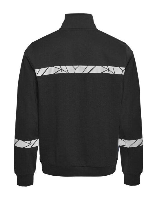Pro-Job ProJob Progression 7102 Half Zip Sweat - Black/Black