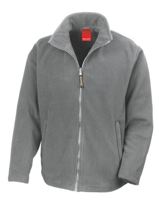 Result Mens Horizon Microfleece Jacket - Light Grey