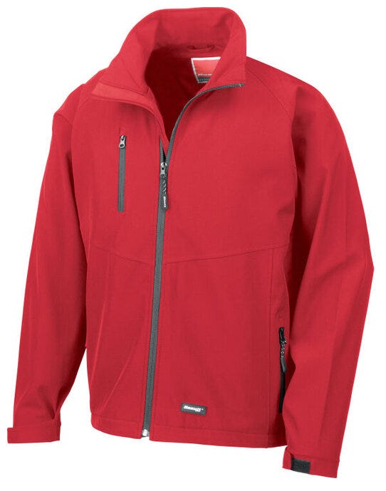 Result Mens Baselayer Softshell Jacket - Red