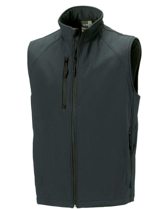 Russell Athletic Russell Mens Softshell Gilet - Titanium