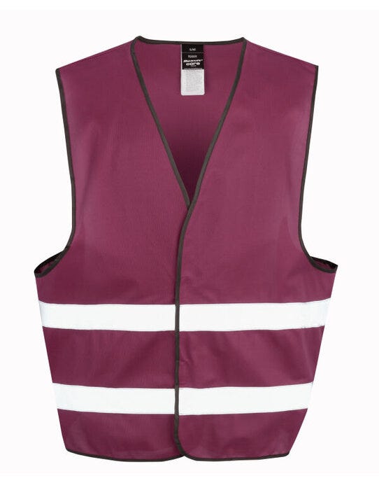 Result Safeguard Enhance Visibility Vest - Burgundy