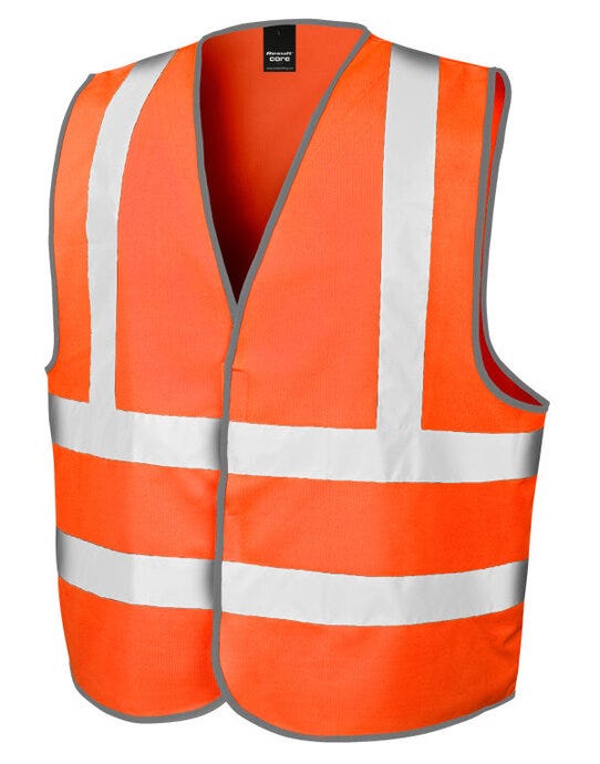 Result Safeguard Safety Hi-Vis Vest - Hi Vis Orange