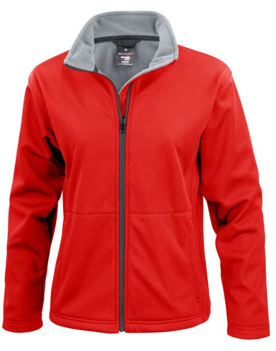 Result Core Ladies Soft Shell Jacket - Red