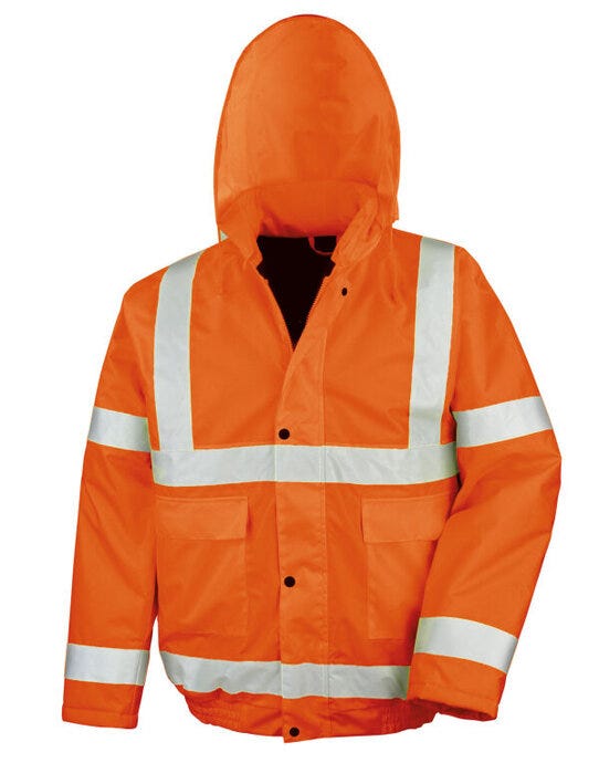 Result Safeguard Result Safe-Guard Winter Blouson Jacket - Hi Vis Orange
