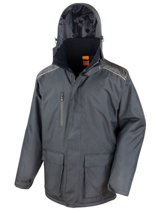Result Work-Guard Result Workguard Vostex Long Coat - Black