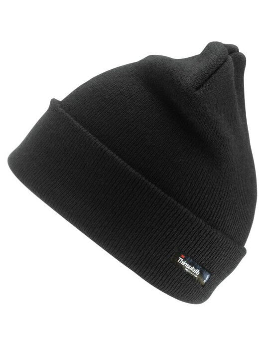 Result Winter Essentials Result Winter Thinsulate Woolly Ski Hat - Black