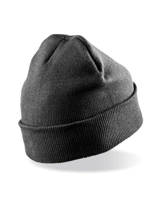 Result Recycled Woolly Ski Hat - Charcoal Grey