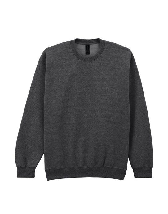 Gildan Softstyle MidW Fleece Adult Crew - Heather Black