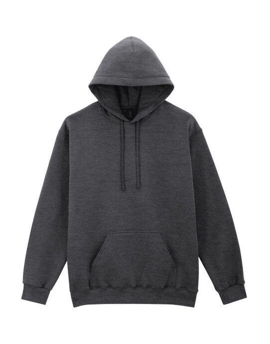 Gildan Softstyle Midw Fleece Adult Hoody - Heather Black
