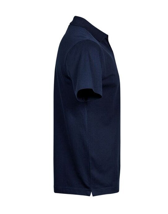 Tee Jays Men's Luxury Stretch VNeck Polo - Navy