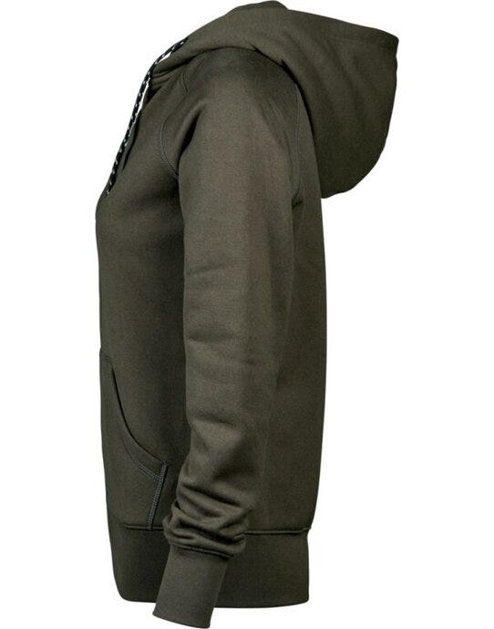 Tee Jays Ladies Fashion Full Zip Hood - Deep Green