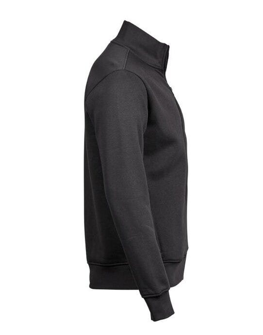 Tee Jays Men's Full Zip Cardigan - Dark Grey