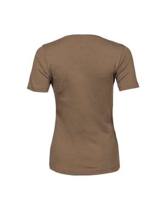 Tee Jays Ladies Interlock Tee - Wood