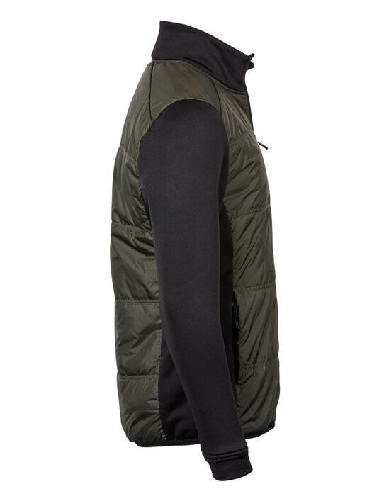 Tee Jays Hybrid-Stretch Jacket - Deep Green/ Black