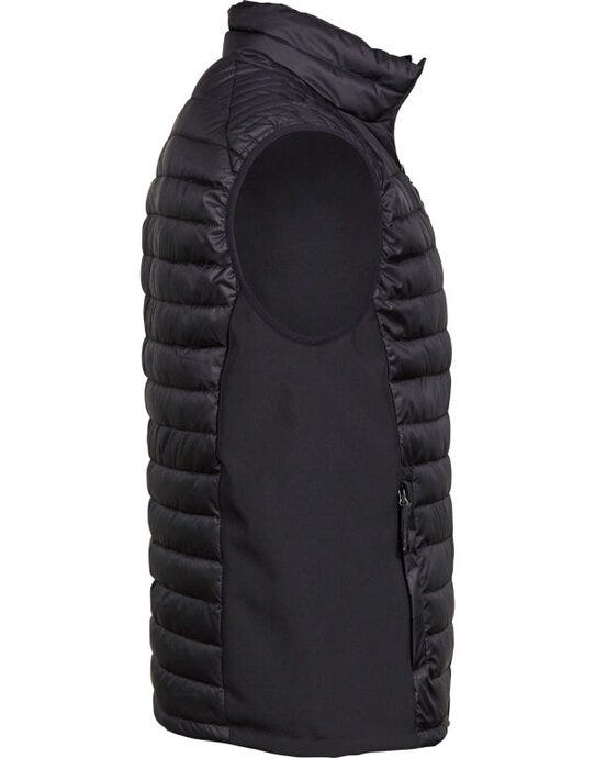 Tee Jays Mens Crossover Bodywarmer - Black/Black