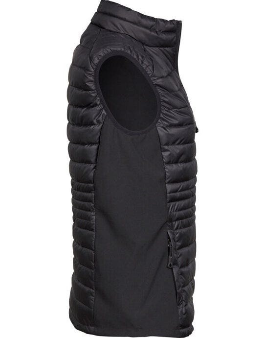 Tee Jays Ladies Crossover Bodywarmer - Black/Black